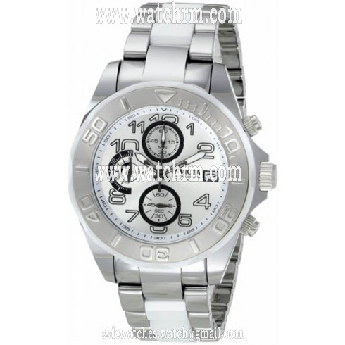 Invicta Pro Diver Chronograph Silver-tone Dial Stainless Steel Men's Watch 1250