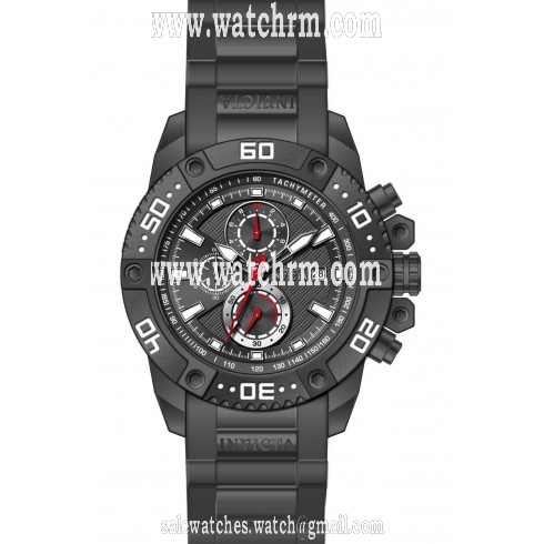 Invicta Pro Diver Chroonograph Grey Dial Grey Polyurethane Men's Watch 21777