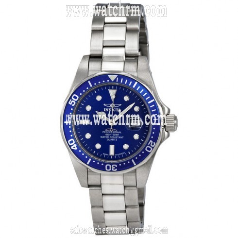 Invicta Pro Diver Collection Blue Dial Stainless Steel Ladies Watch 4863
