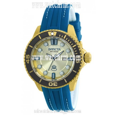 Invicta Pro Diver Gold Tone Dial Ladies Sports Watch 20211