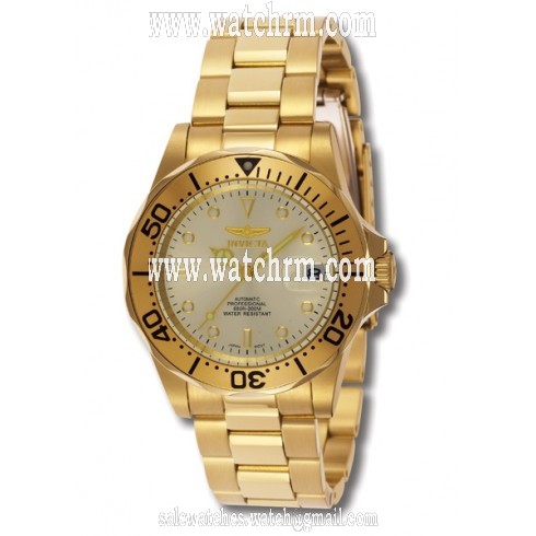 Invicta Pro Diver Automatic Champagne Dial Gold-tone Men's Watch 9618