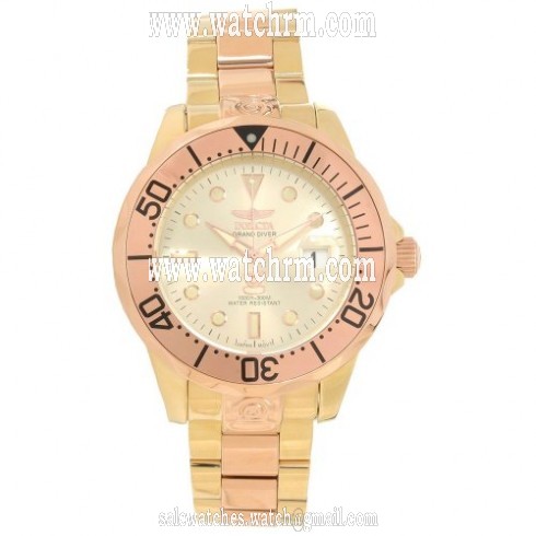 Invicta Pro Diver Grand Gold Dial Two-tone Men's Watch 16039