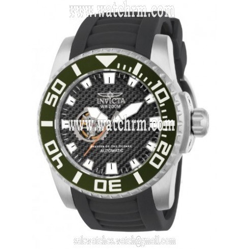 Invicta Pro Diver Grey Dial Black Polyurethane Men's Watch 14679