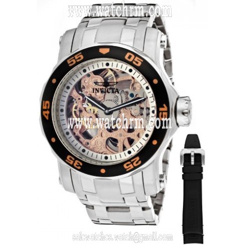 Invicta Pro Diver Mechanical Skeleton Dial Stainless Steel Men's Watch 10305