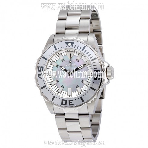 Invicta Pro Diver Mother of Pearl Dial Stainless Steel Men's Watch 17693