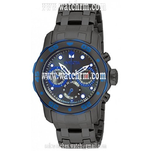 Invicta Pro Diver Multi-Function Grey Dial Grey Ion-plated Men's Watch 15035