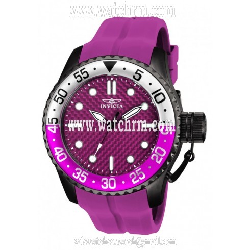 Invicta Pro Diver Purple Dial Unisex Sports Watch 17797