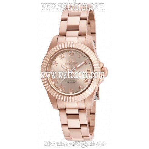 Invicta Pro Diver Rose Dial Rose Gold-tone Ladies Watch 16763