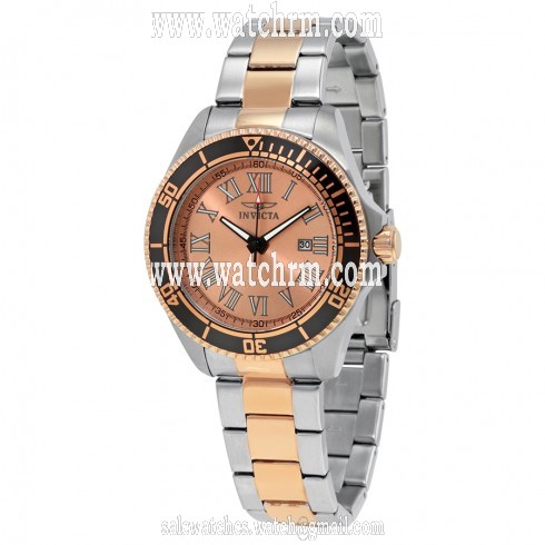 Invicta Pro Diver Rose Dial Two-tone Men's Watch 15001