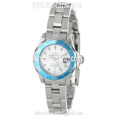Invicta Pro Diver Silver Dial Stainless Steel Ladies Watch 14096