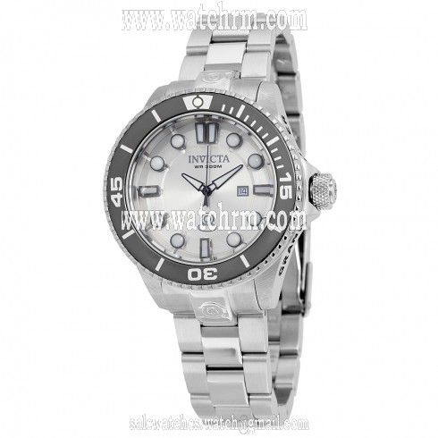 Invicta Pro Diver Silver Dial Stainless Steel Ladies Watch 19812