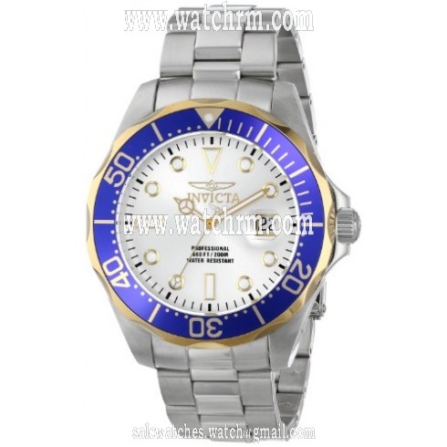 Invicta Pro Diver Silver Dial Stainless Steel Men's Watch 14543