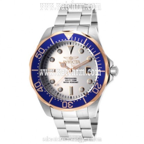 Invicta Pro Diver Silver Dial Stainless Steel Men's Watch 14544