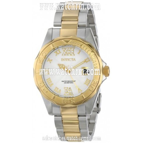 Invicta Pro Diver Silver Dial Two-tone Ladies Watch 14791