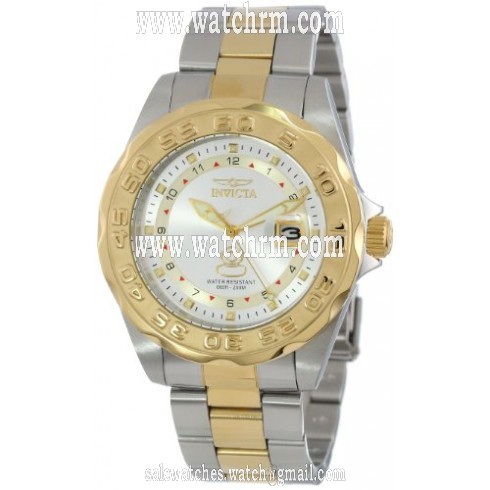 Invicta Pro Diver Silver Dial Two-tone Men's Watch 15340