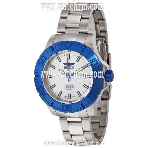 Invicta Pro Diver Silver-tone Dial Stainless Steel Men's Watch 14051