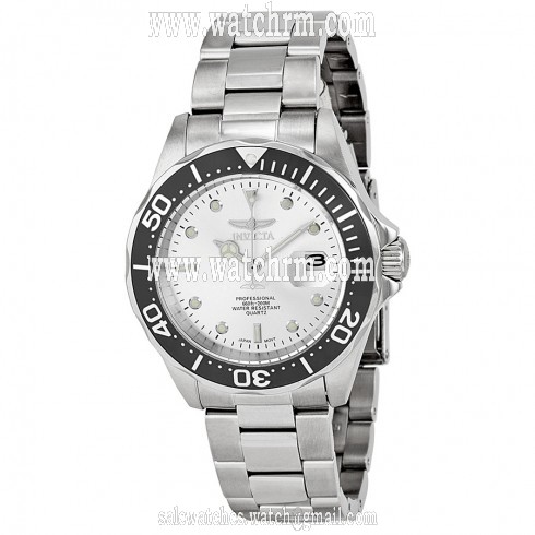 Invicta Pro Diver Silver-tone Dial Stainless Steel Men's Watch 14971