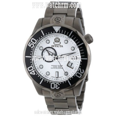 Invicta Pro Diver White Dial Gunmetal PVD Stainless Steel Men's Watch 13701