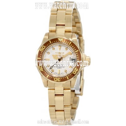 Invicta Pro Diver White Dial Rose Gold-Tone Stainless Steel Ladies Watch 11444