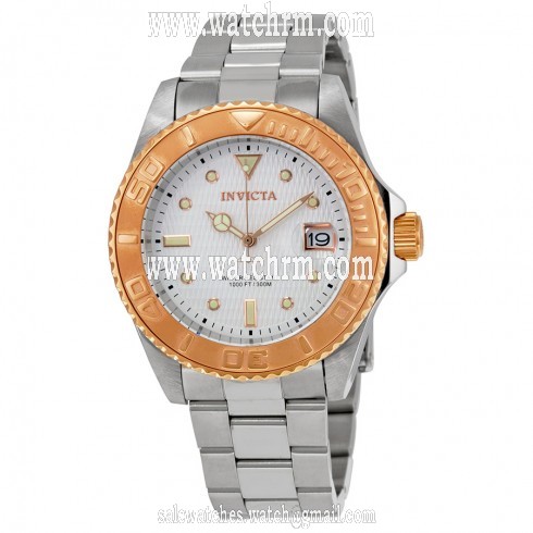 Invicta Pro Diver White Dial Stainless Steel Automatic Men's Watch 12837