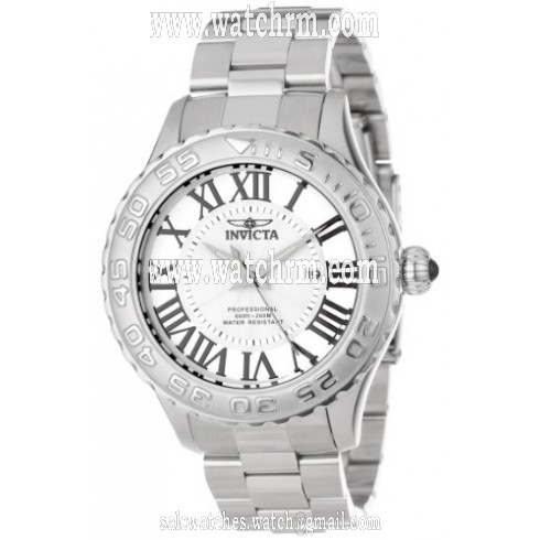 Invicta Pro Diver White Dial Stainless Steel Men's Watch 14378