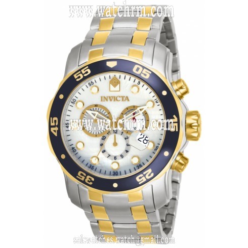 Invicta Pro Diver White Dial Two-tone Men's Watch 80078