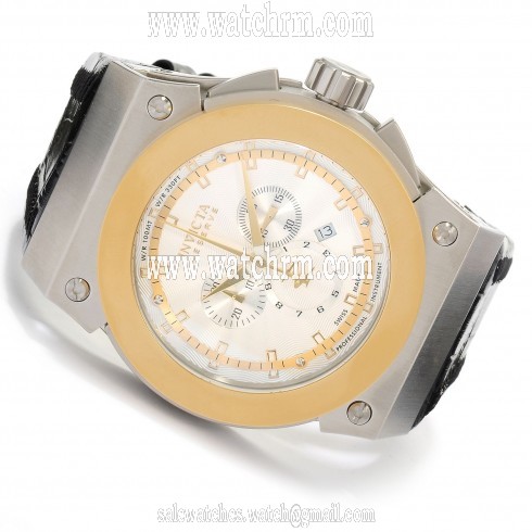 Invicta Reserve Akula Swiss Chronograph White Dial Men's Watch 10953