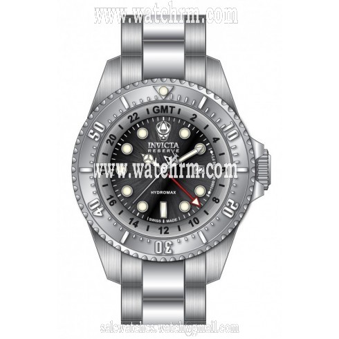 Invicta Reserve Black Dial Stainless Steel Men's Watch 16957