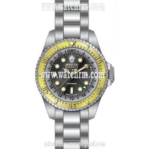 Invicta Reserve Black Dial Stainless Steel Men's Watch 16960