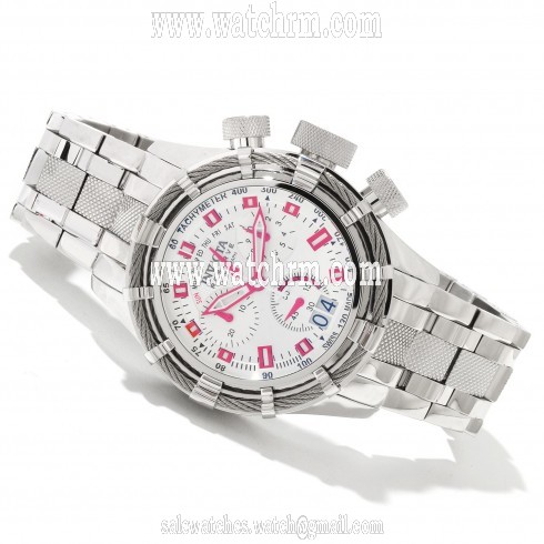 Invicta Reserve Bolt Chronograph Silver Dial Men's Watch 11934