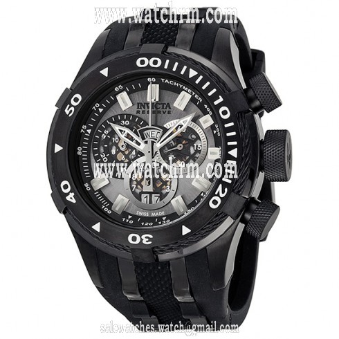 Invicta Reserve Bolt II Charcoal Dial Chronograph Men's Watch 0979
