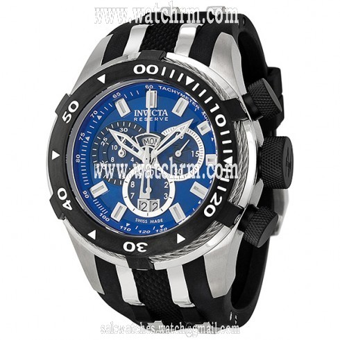 Invicta Reserve Bolt II Choronograph Blue Men's Watch 0977