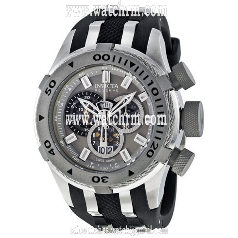 Invicta Reserve Bolt II Chronograph Gray Dial Men's Watch 0981