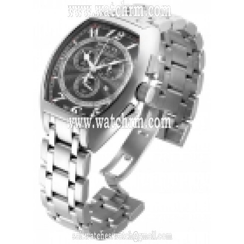 Invicta Reserve Chronograph Black Dial Stainless Steel Men's Watch 17278