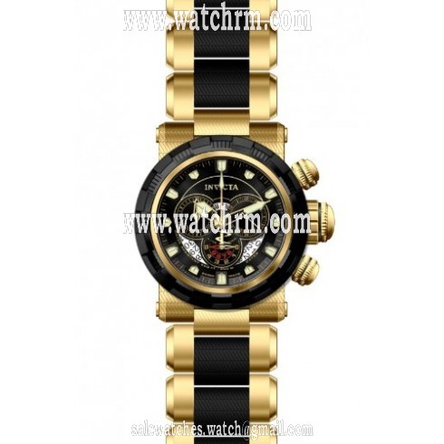 Invicta Reserve Chronograph Black Dial Two-tone Men's Watch 80305