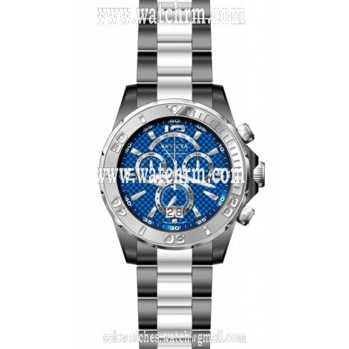 Invicta Reserve Chronograph Blue Dial Two-tone Men's Watch 14054
