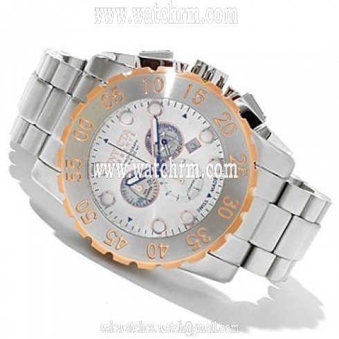 Invicta Reserve Chronograph Silver Dial Stainless Steel Men's Watch 11026