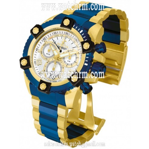 Invicta Reserve Chronograph Silver Dial Two-tone Men's Watch 11182
