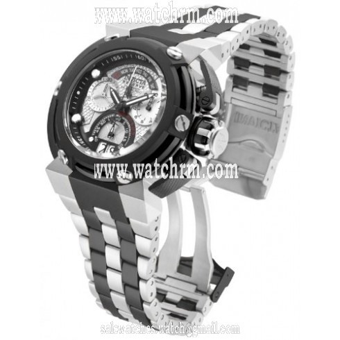 Invicta Reserve Chronograph Silver Dial Two-tone Men's Watch 16047