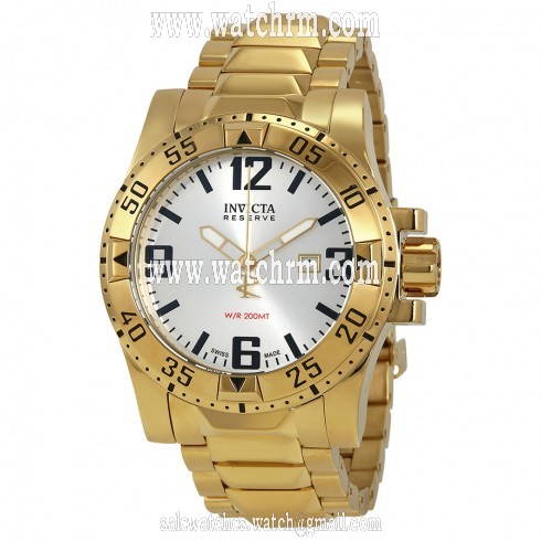Invicta Reserve Collection Excursion 18k Gold-Plated Men's Watch 6249