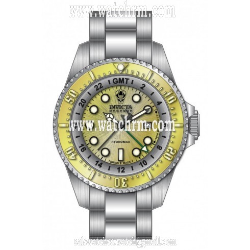 Invicta Reserve Gold Dial Stainless Steel Men's Watch 16962