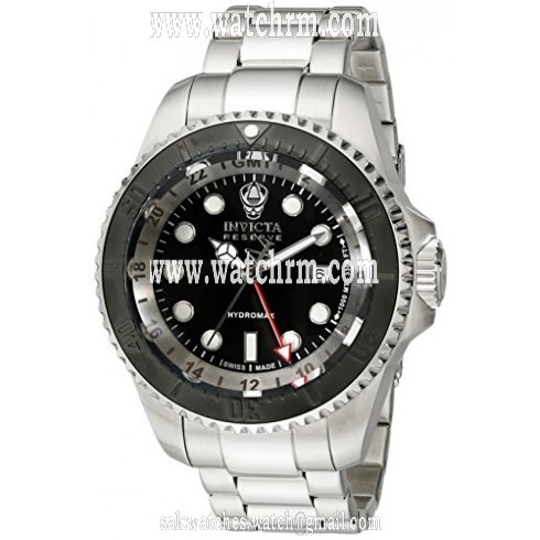 Invicta Reserve Hydromax Black Dial Stainless Steel Men's Watch 16966