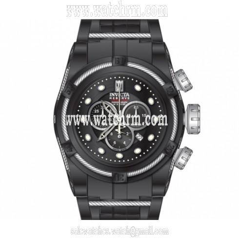 Invicta Reserve Jason Taylor Bolt Zeus Chronograph Black Dial Men's Watch 14425