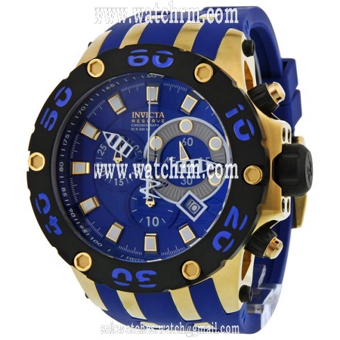 Invicta Reserve Specialty Chronograph 18kt Gold-plated Men's Watch 0914