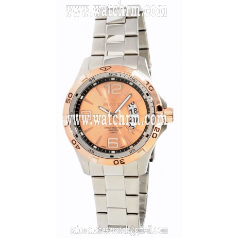 Invicta Rose Dial Big Date Men's Watch 0085