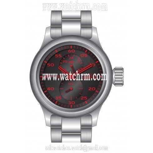 Invicta Russian Diver Black Dial Stainless Steel Men's Watch 19492