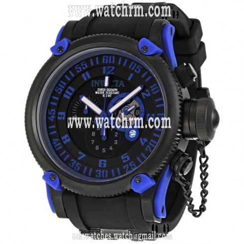 Invicta Russian Diver Blue and Black Chronograph Men's Watch 0518