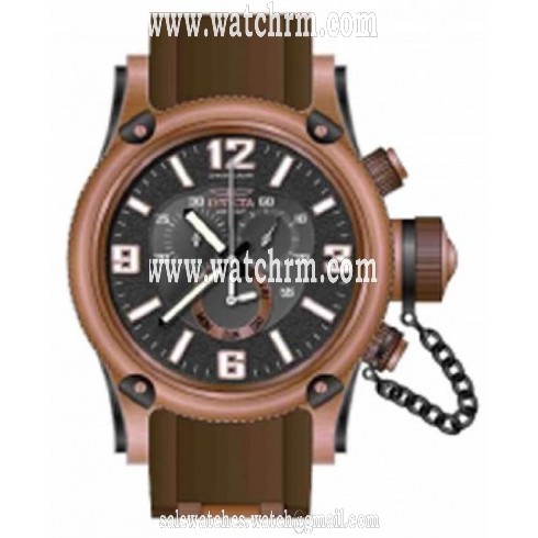 Invicta Russian Diver Chronograph Black Dial Rose Gold-Tone Men's Watch 11364