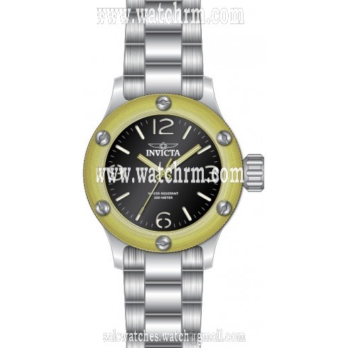 Invicta Russian Diver Chronograph Black Dial Stainless Steel Men's Watch 18580