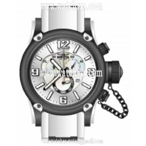 Invicta Russian Diver Chronograph Mother of Pearl Dial Men's Watch 11366